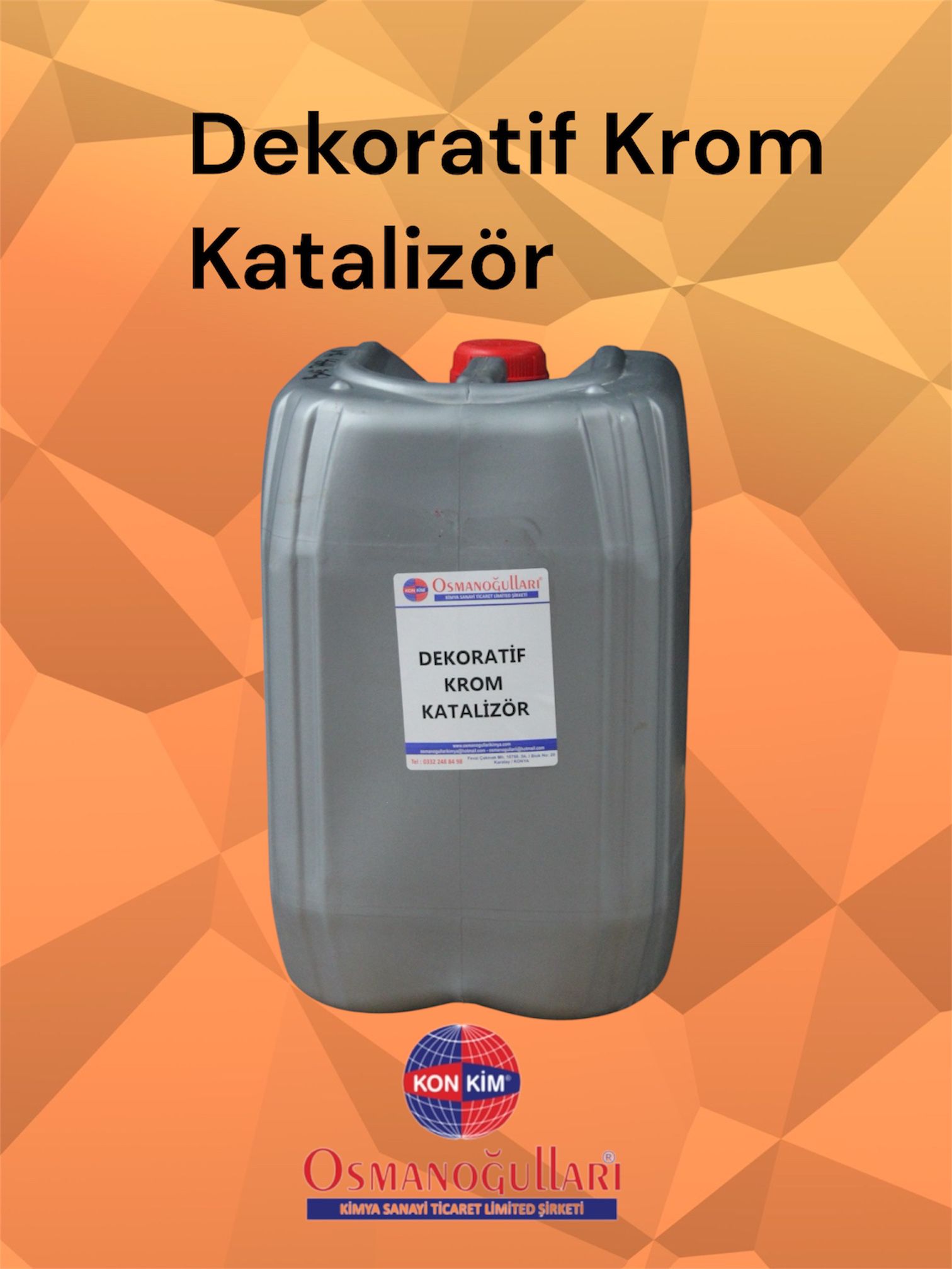 Dekoratif Krom Katalizör 