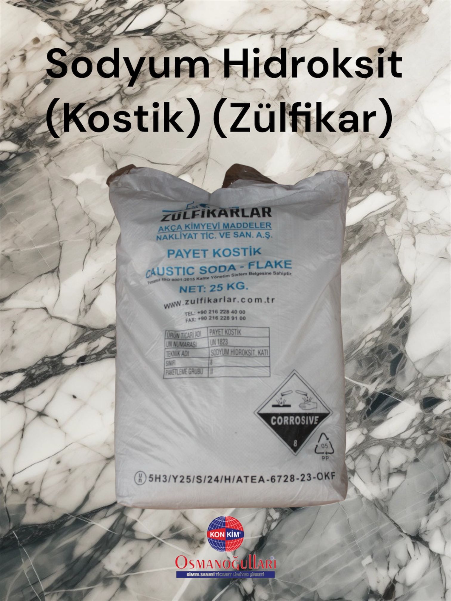 Sodyum Hidroksit (Kostik) ZÜLFİKAR