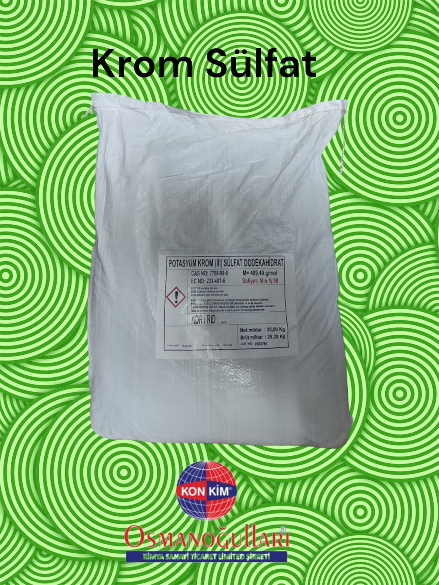 Krom Sülfat (Krom Şap)